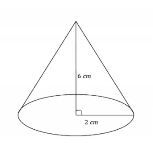 Find the volume of the cone shown. Round your answer to the nearest hundredths.