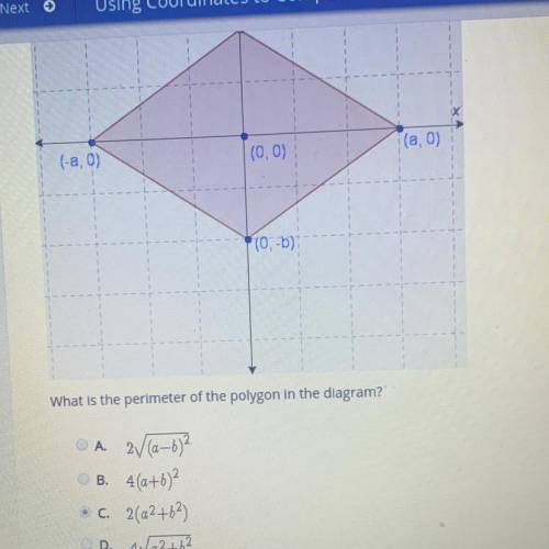 What is the perimeter of the polygon in the diagram?