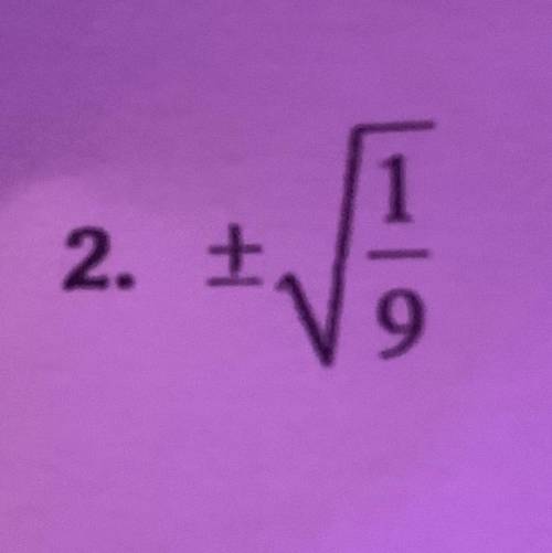 Find the square root(s) (I need a step by step answer)