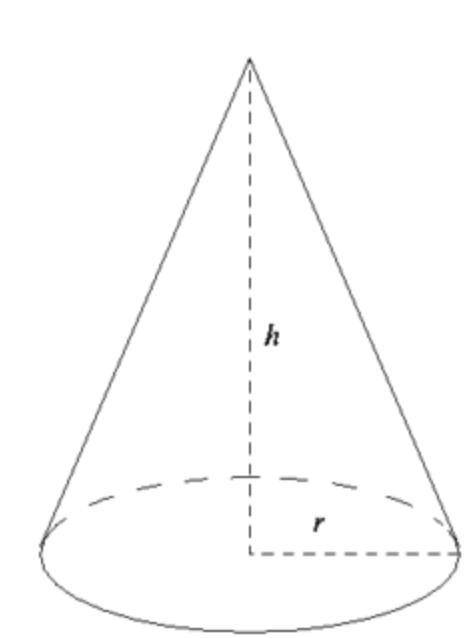 Find the radius of the cone that has a height of 45 cm and a volume of 118.75 cubic centimeters. Mak