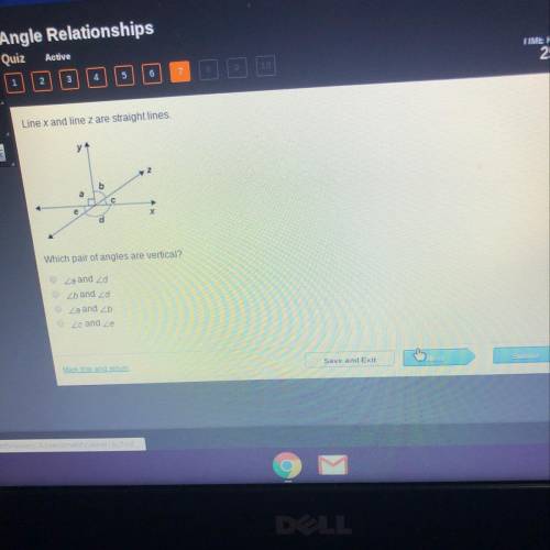 Line x and line z are straight which pair of angles are vertical