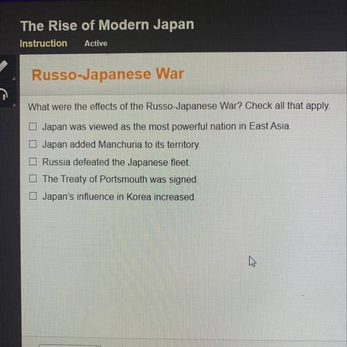 What were the effects of the Russo-Japanese War?