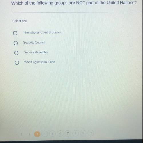 Which of the following groups are not part of the united nations?
