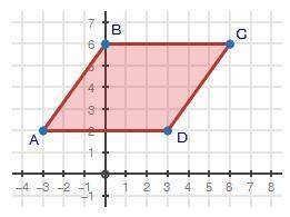 How could you use coordinate geometry to prove that BC equals AD. The actual sign is added as a pict