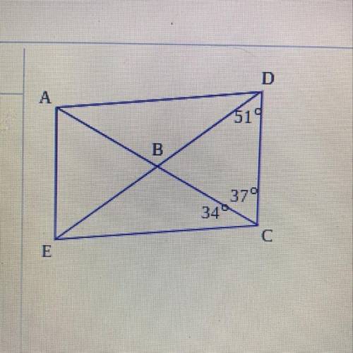 Use the parallelogram to find m