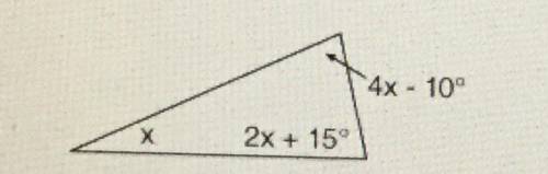 What type of triangle is shown? A. Equiangular triangle B. Acute triangle C. Right triangle D. Obtus