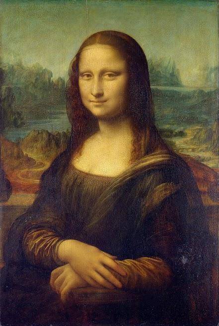 Analyze the the mona lisa . very short anwsers . in your own words . keep be simple im dum dum do no