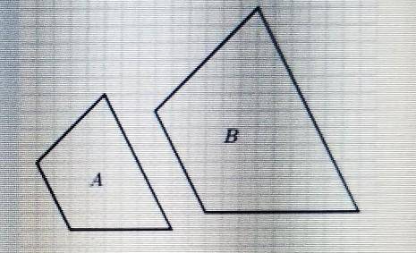 What single transformation was applied to quadrilateral A to get quadrilateral B? *RotationDilationR