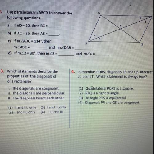 Need help with question number 2