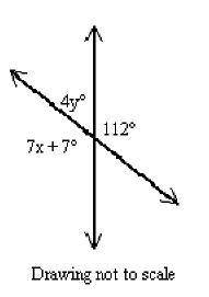 Find the values of x and y.