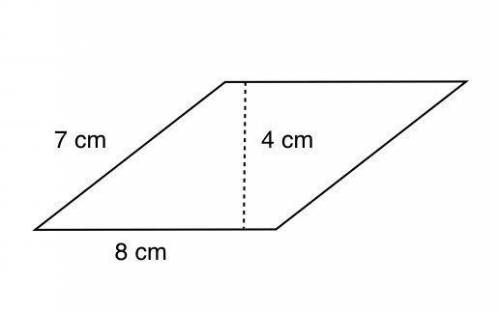 Find the area of the parallelogram below.Image result for area and perimeter of parallelograms