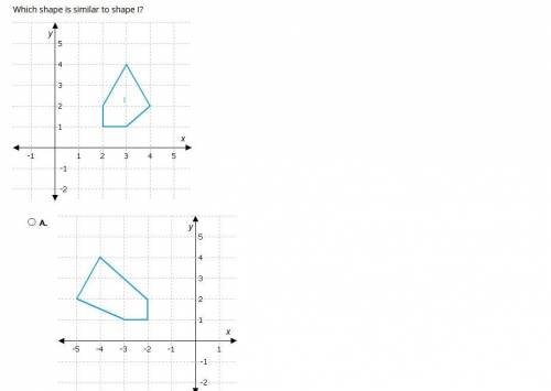 Select the correct answer. Which shape is similar to shape I?