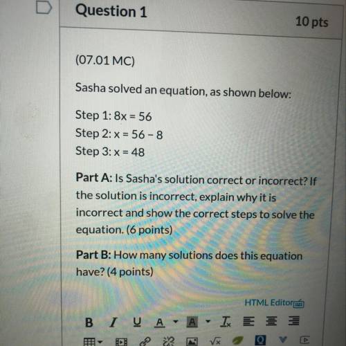 If that answer is incorrect or correct