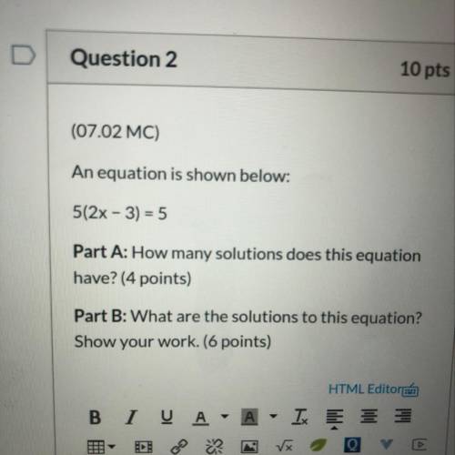 How many solutions does this eq
