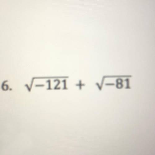 6. V-121 + V-81 How do you solve this
