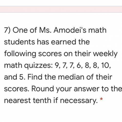 Find the median of their scores