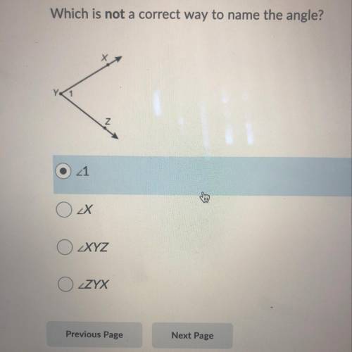 Which is not a correct way to name the angle