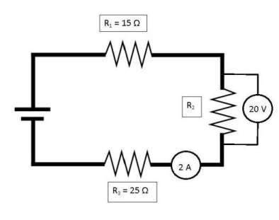 What is the resistance for resistor #2? (must include unit - ohms)