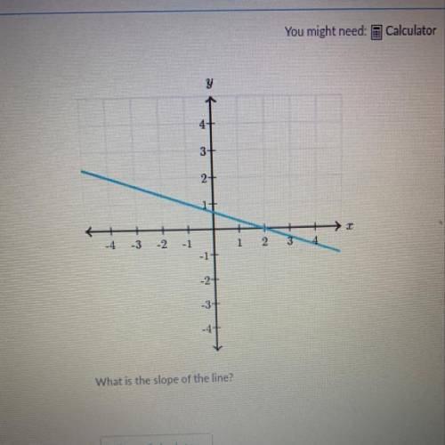 What’s the slope I need help!