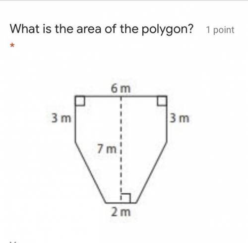 What is the area of the polygon? *ANSWER FAST*