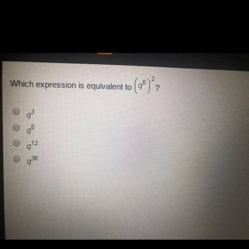 Which expression is equivalent to