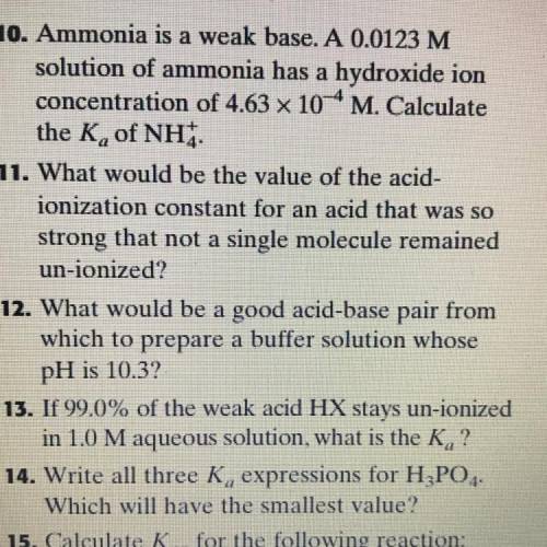 I NEED HELP ASAP! WILL MARK AS BRAINLIEST Question: What would be a good acid-base pair from which t
