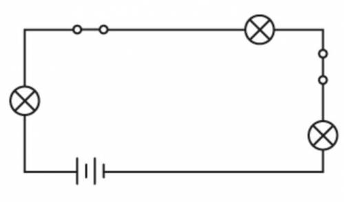 QUICK ANSWER FOR BRAINLIEST AND 20 POINTS Look at the circuit diagram.What does the diagram show?one