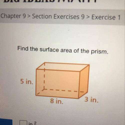 How to find the surface area
