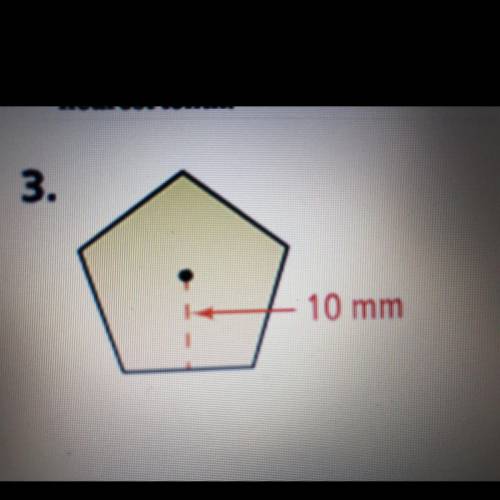 Find the area of each regular polygon. Round to the nearest tenth. Please help I will make brainlies