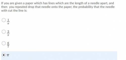 If you are given a paper which has lines which are the length of a needle apart, and then you repeat