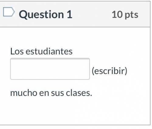 6TH GRADE SPANISH QUESTION 10 POINTS