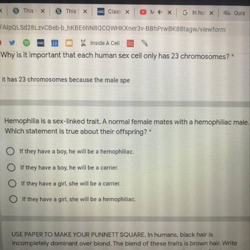 Help me with bio work plz help me with the question above me