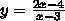 State the equation of the vertical asymptote. (Don't forget variable and equal sign in answer)