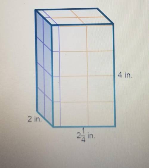 What is the volume of the prism? in.3.I need help