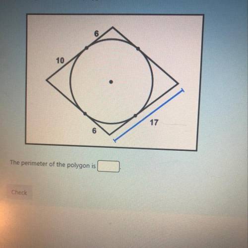 Find the perimeter of the polygon