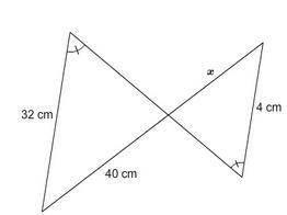 What is the value of x? Question 12 options: 3 cm 4 cm 5 cm 4.5 cm