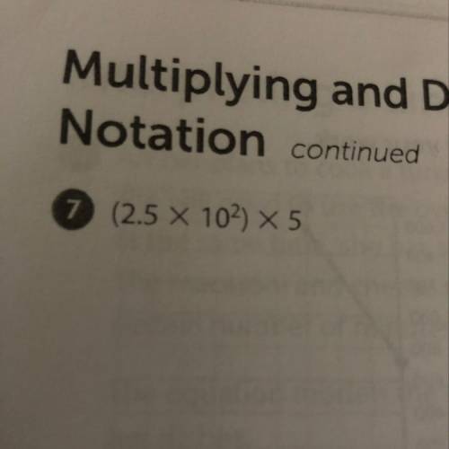 Multiplying and dividing with scientific notation