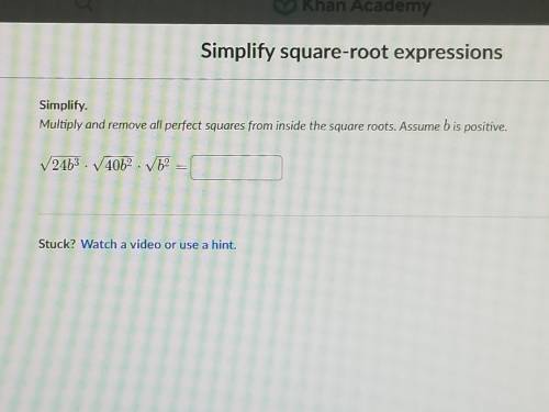 Please answer this question on Khan Academy