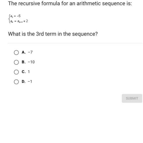 What is the third term in the sequence