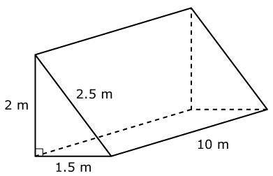 BRAINLIEST FOR CORRECT ANSWER Find the total surface area of this prism. [Type your answer as a num