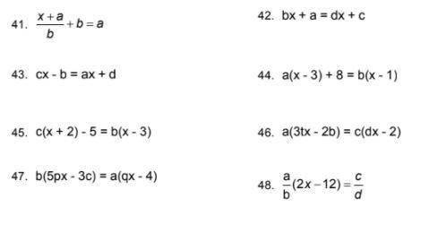 (algebra)Can you please help and show your work, solve for X.
