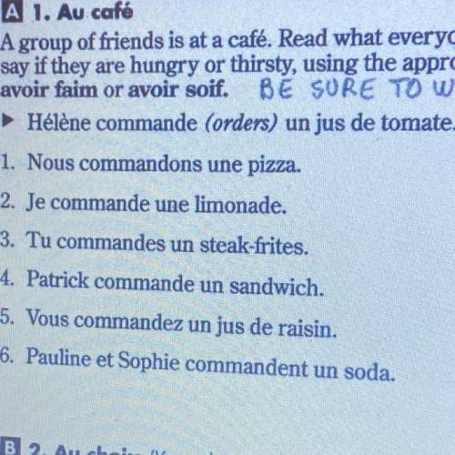 Answers in French please I need this ASAP