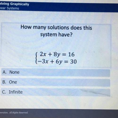 How many solutions does this system have?