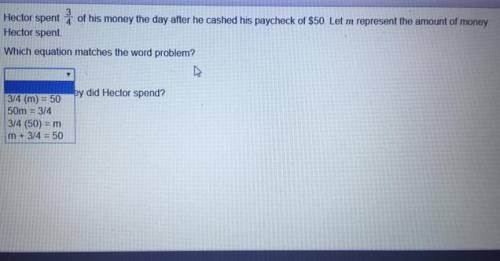 Answers for amount of money he spent:  $50 $37.50 $25 $12.50