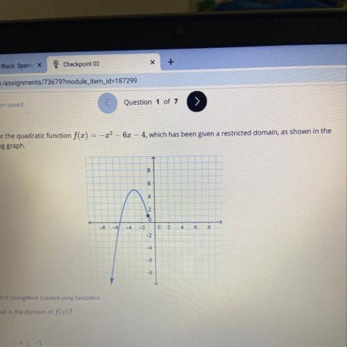 What is the domain of f(x)