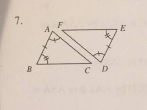NEED HELP ASAP!!!Determine whether each pair of triangles is congruent. If so, write a congruence s