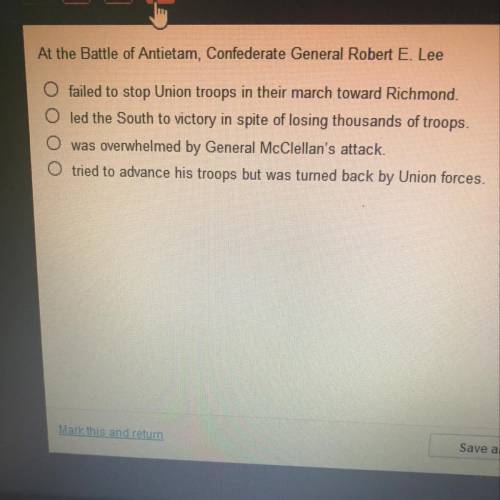 At the Battle of Antietam, Confederate General Robert E. Lee ?
