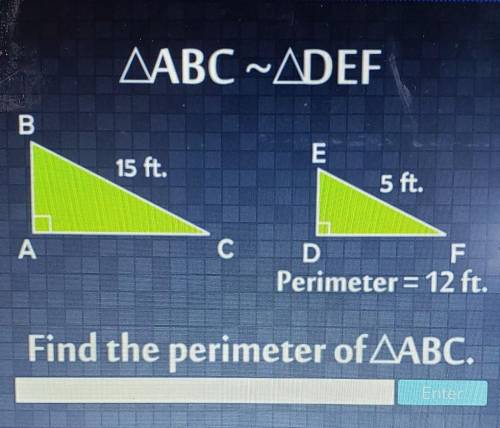 Find the perimeter of AABC.