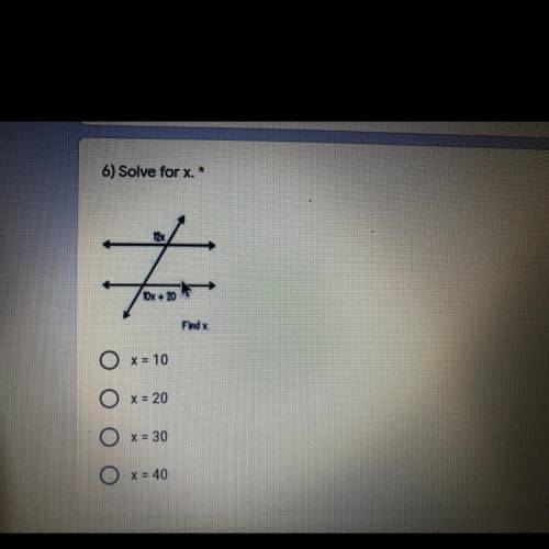 Please answer this question on solve for x with angles