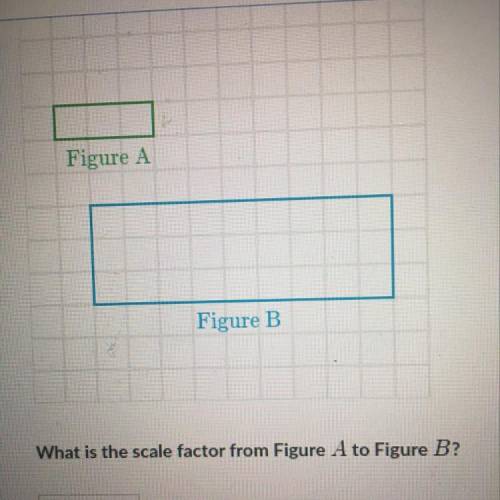 Figure b is a scaled copy of figure A. What is the scale factor from figure A to figure B